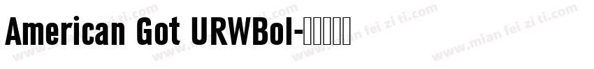 American Got URWBol字体转换